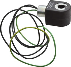 Parker - 120 Volt, 18 Coil Lead Length, Class F, Solenoid Coil - 16.0 Watt, NEMA 4X Enclosure, Use with Parker Skinner Gold Ring Series Valves - USA Tool & Supply