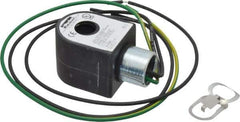 Parker - 24 Volt, 18 Coil Lead Length, Class F, Solenoid Coil - 11.5 Watt, NEMA 4X Enclosure, Use with Parker Skinner Gold Ring Series Valves - USA Tool & Supply