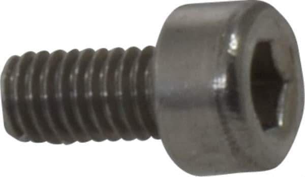 Value Collection - M3x0.50 Metric Coarse Hex Socket Drive, Socket Cap Screw - Grade 18-8 & Austenitic A2 Stainless Steel, Fully Threaded, 6mm Length Under Head - USA Tool & Supply