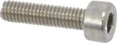 Value Collection - M3x0.50 Metric Coarse Hex Socket Drive, Socket Cap Screw - Grade 18-8 & Austenitic A2 Stainless Steel, Fully Threaded, 12mm Length Under Head - USA Tool & Supply