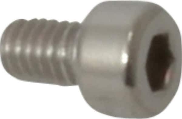 Value Collection - M4x0.70 Metric Coarse Hex Socket Drive, Socket Cap Screw - Grade 18-8 & Austenitic A2 Stainless Steel, Fully Threaded, 6mm Length Under Head - USA Tool & Supply