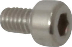 Value Collection - M4x0.70 Metric Coarse Hex Socket Drive, Socket Cap Screw - Grade 18-8 & Austenitic A2 Stainless Steel, Fully Threaded, 6mm Length Under Head - USA Tool & Supply