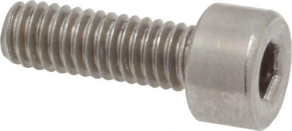 Value Collection - M4x0.70 Metric Coarse Hex Socket Drive, Socket Cap Screw - Grade 18-8 & Austenitic A2 Stainless Steel, Fully Threaded, 12mm Length Under Head - USA Tool & Supply