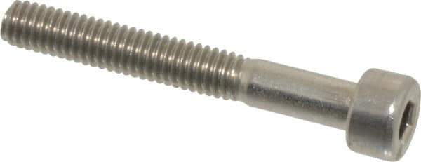 Value Collection - M4x0.70 Metric Coarse Hex Socket Drive, Socket Cap Screw - Grade 18-8 & Austenitic A2 Stainless Steel, Partially Threaded, 30mm Length Under Head - USA Tool & Supply