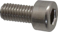 Value Collection - M5x0.80 Metric Coarse Hex Socket Drive, Socket Cap Screw - Grade 18-8 & Austenitic A2 Stainless Steel, Fully Threaded, 10mm Length Under Head - USA Tool & Supply