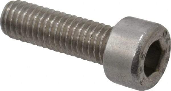 Value Collection - M5x0.80 Metric Coarse Hex Socket Drive, Socket Cap Screw - Grade 18-8 & Austenitic A2 Stainless Steel, Fully Threaded, 16mm Length Under Head - USA Tool & Supply