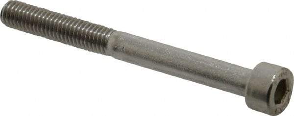 Value Collection - M5x0.80 Metric Coarse Hex Socket Drive, Socket Cap Screw - Grade 18-8 & Austenitic A2 Stainless Steel, Partially Threaded, 50mm Length Under Head - USA Tool & Supply