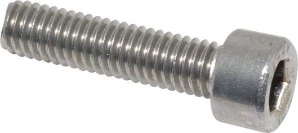 Value Collection - M6x1.00 Metric Coarse Hex Socket Drive, Socket Cap Screw - Grade 18-8 & Austenitic A2 Stainless Steel, Partially Threaded, 25mm Length Under Head - USA Tool & Supply
