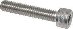 Value Collection - M6x1.00 Metric Coarse Hex Socket Drive, Socket Cap Screw - Grade 18-8 & Austenitic A2 Stainless Steel, Partially Threaded, 30mm Length Under Head - USA Tool & Supply