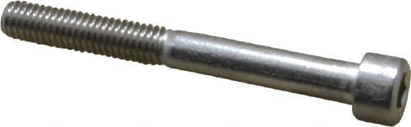 Value Collection - M6x1.00 Metric Coarse Hex Socket Drive, Socket Cap Screw - Grade 18-8 & Austenitic A2 Stainless Steel, Partially Threaded, 55mm Length Under Head - USA Tool & Supply