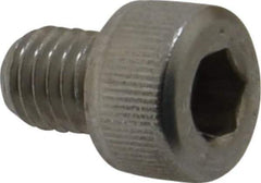 Value Collection - M8x1.25 Metric Coarse Hex Socket Drive, Socket Cap Screw - Grade 18-8 & Austenitic A2 Stainless Steel, Fully Threaded, 10mm Length Under Head - USA Tool & Supply