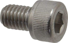 Value Collection - M8x1.25 Metric Coarse Hex Socket Drive, Socket Cap Screw - Grade 18-8 & Austenitic A2 Stainless Steel, Fully Threaded, 12mm Length Under Head - USA Tool & Supply
