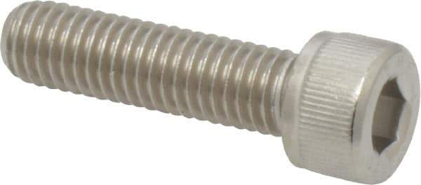 Value Collection - M8x1.25 Metric Coarse Hex Socket Drive, Socket Cap Screw - Grade 18-8 & Austenitic A2 Stainless Steel, Fully Threaded, 30mm Length Under Head - USA Tool & Supply