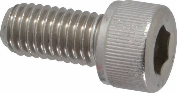 Value Collection - M10x1.50 Metric Coarse Hex Socket Drive, Socket Cap Screw - Grade 18-8 & Austenitic A2 Stainless Steel, Fully Threaded, 20mm Length Under Head - USA Tool & Supply