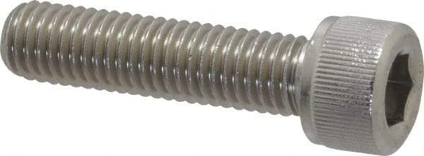 Value Collection - M8x1.25 Metric Coarse Hex Socket Drive, Socket Cap Screw - Grade 18-8 & Austenitic A2 Stainless Steel, Uncoated, Fully Threaded, 14mm Length Under Head - USA Tool & Supply
