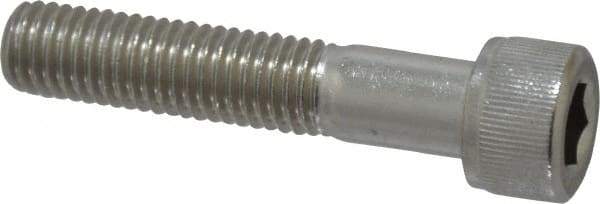 Value Collection - M10x1.50 Metric Coarse Hex Socket Drive, Socket Cap Screw - Grade 18-8 & Austenitic A2 Stainless Steel, Partially Threaded, 50mm Length Under Head - USA Tool & Supply