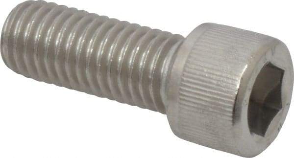Value Collection - M12x1.75 Metric Coarse Hex Socket Drive, Socket Cap Screw - Grade 18-8 & Austenitic A2 Stainless Steel, Fully Threaded, 30mm Length Under Head - USA Tool & Supply
