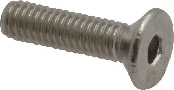 Value Collection - M4x0.70 Metric Coarse Hex Socket Drive, 90° Flat Screw - Grade 18-8 Stainless Steel, Fully Threaded, 16mm OAL - USA Tool & Supply