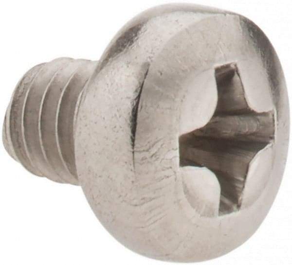 Value Collection - M4x0.70 Metric Coarse, 5mm Length Under Head Phillips Drive Machine Screw - Pan Head, Grade 18-8 Stainless Steel, Uncoated, Without Washer - USA Tool & Supply