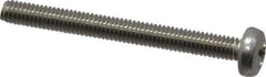 Value Collection - M4x0.70 Metric Coarse, 30mm Length Under Head Phillips Drive Machine Screw - Pan Head, Grade 18-8 Stainless Steel, Uncoated, Without Washer - USA Tool & Supply
