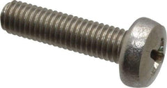 Value Collection - M5x0.80 Metric Coarse, 20mm Length Under Head Phillips Drive Machine Screw - Pan Head, Grade 18-8 Stainless Steel, Uncoated, Without Washer - USA Tool & Supply