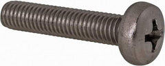 Value Collection - M5x0.80 Metric Coarse, 25mm Length Under Head Phillips Drive Machine Screw - Pan Head, Grade 18-8 Stainless Steel, Uncoated, Without Washer - USA Tool & Supply