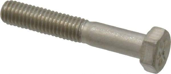 Value Collection - M5x0.80mm Metric Coarse, 30mm Length Under Head Hex Head Cap Screw - Partially Threaded, Grade 18-8 & Austenitic A2 Stainless Steel, 8mm Hex - USA Tool & Supply