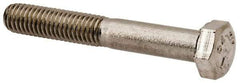 Value Collection - M5x0.80mm Metric Coarse, 35mm Length Under Head Hex Head Cap Screw - Partially Threaded, Grade 18-8 & Austenitic A2 Stainless Steel, 8mm Hex - USA Tool & Supply