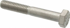 Value Collection - M6x1.00mm Metric Coarse, 40mm Length Under Head Hex Head Cap Screw - Partially Threaded, Grade 18-8 & Austenitic A2 Stainless Steel, 10mm Hex - USA Tool & Supply