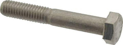 Value Collection - M8x1.25mm Metric Coarse, 50mm Length Under Head Hex Head Cap Screw - Partially Threaded, Grade 18-8 & Austenitic A2 Stainless Steel, 13mm Hex - USA Tool & Supply