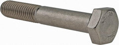Value Collection - M10x1.50mm Metric Coarse, 65mm Length Under Head Hex Head Cap Screw - Partially Threaded, Grade 18-8 & Austenitic A2 Stainless Steel, 17mm Hex - USA Tool & Supply