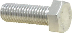 Value Collection - M12x1.75mm Metric Coarse, 35mm Length Under Head Hex Head Cap Screw - Fully Threaded, Grade 18-8 & Austenitic A2 Stainless Steel, 19mm Hex - USA Tool & Supply