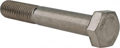 Value Collection - M12x1.75mm Metric Coarse, 80mm Length Under Head Hex Head Cap Screw - Partially Threaded, Grade 18-8 & Austenitic A2 Stainless Steel, 19mm Hex - USA Tool & Supply