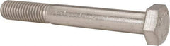 Value Collection - M12x1.75mm Metric Coarse, 90mm Length Under Head Hex Head Cap Screw - Partially Threaded, Grade 18-8 & Austenitic A2 Stainless Steel, 19mm Hex - USA Tool & Supply