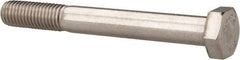 Value Collection - M12x1.75mm Metric Coarse, 100mm Length Under Head Hex Head Cap Screw - Partially Threaded, Grade 18-8 & Austenitic A2 Stainless Steel, 19mm Hex - USA Tool & Supply