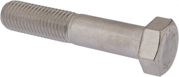 Value Collection - M16x2.00mm Metric Coarse, 80mm Length Under Head Hex Head Cap Screw - USA Tool & Supply