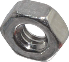 Value Collection - M2x4.00 Stainless Steel Right Hand Hex Nut - 4mm Across Flats, 1.6mm High, Uncoated - USA Tool & Supply