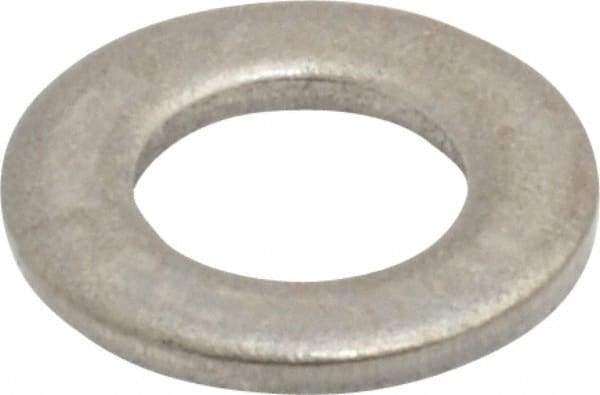 Value Collection - M5 Screw, Grade 18-8 Stainless Steel Standard Flat Washer - 5.3mm ID x 10mm OD, 1mm Thick - USA Tool & Supply