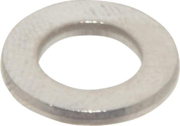 Value Collection - M6 Screw, Grade 18-8 Stainless Steel Standard Flat Washer - 6.4mm ID x 12mm OD, 1.6mm Thick - USA Tool & Supply