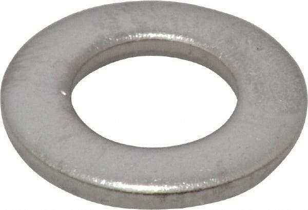 Value Collection - M10 Screw, Grade 18-8 Stainless Steel Standard Flat Washer - 10.5mm ID x 20mm OD, 2mm Thick - USA Tool & Supply