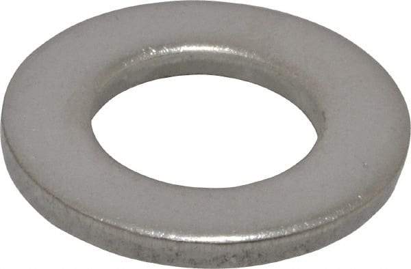Value Collection - M12 Screw, Grade 18-8 Stainless Steel Standard Flat Washer - 13mm ID x 24mm OD, 2.5mm Thick - USA Tool & Supply