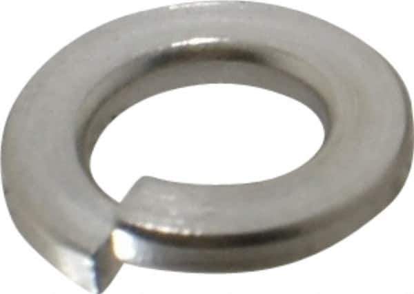 Value Collection - M6, 6.1mm ID, 11.8mm OD, 1.6mm Thick Split Lock Washer - 18-8 Austenitic Grade A2 Stainless Steel, 6.1mm Min ID, 6.5mm Max ID - USA Tool & Supply