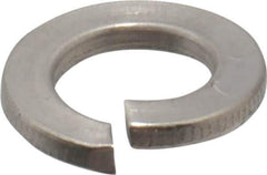 Value Collection - M10, 10.2mm ID, 2.2mm Thick Split Lock Washer - 18-8 Austenitic Grade A2 Stainless Steel, 10.2mm Min ID, 10.7mm Max ID, 18.1mm Max OD - USA Tool & Supply