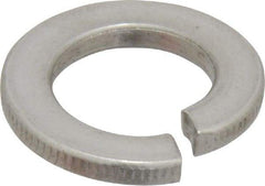 Value Collection - M12, 10.2mm ID, 2.5mm Thick Split Lock Washer - 18-8 Austenitic Grade A2 Stainless Steel, 12.2mm Min ID, 12.7mm Max ID, 21.1mm Max OD - USA Tool & Supply