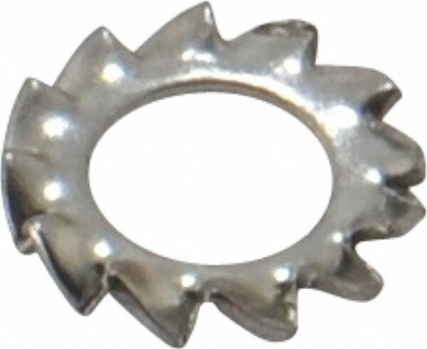 Value Collection - M4 Screw, 4.3mm ID, Stainless Steel External Tooth Lock Washer - 8mm OD, Grade 18-8 & Austenitic A2 - USA Tool & Supply