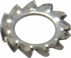 Value Collection - M4 Screw, 4.3mm ID, Stainless Steel External Tooth Lock Washer - 8mm OD, Grade 18-8 & Austenitic A2 - USA Tool & Supply