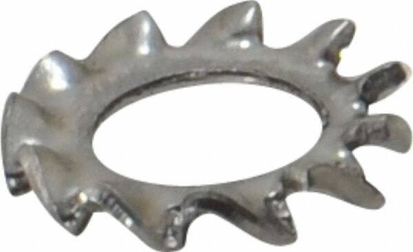 Value Collection - M5 Screw, 5.3mm ID, Stainless Steel External Tooth Lock Washer - 10mm OD, Grade 18-8 & Austenitic A2 - USA Tool & Supply