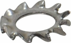 Value Collection - M5 Screw, 5.3mm ID, Stainless Steel External Tooth Lock Washer - 10mm OD, Grade 18-8 & Austenitic A2 - USA Tool & Supply