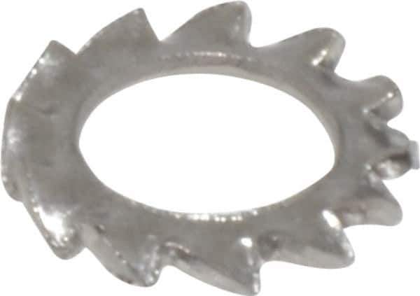 Value Collection - M6 Screw, 6.4mm ID, Stainless Steel External Tooth Lock Washer - 11mm OD, Grade 18-8 & Austenitic A2 - USA Tool & Supply