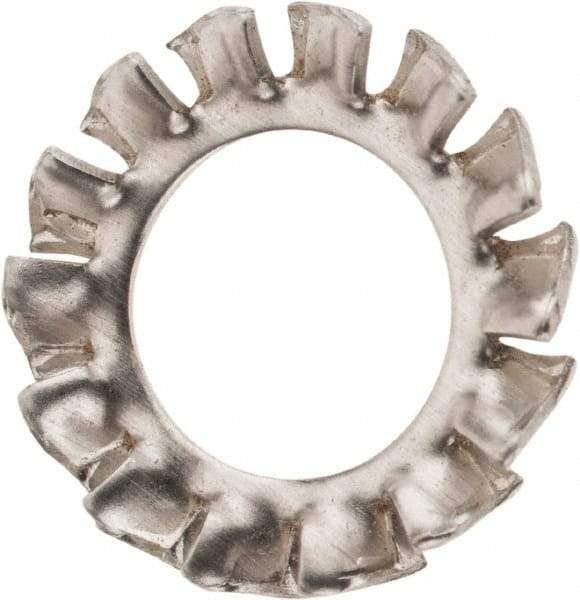 Value Collection - M8 Screw, 8.4mm ID, Stainless Steel External Tooth Lock Washer - 15mm OD, Grade 18-8 & Austenitic A2 - USA Tool & Supply